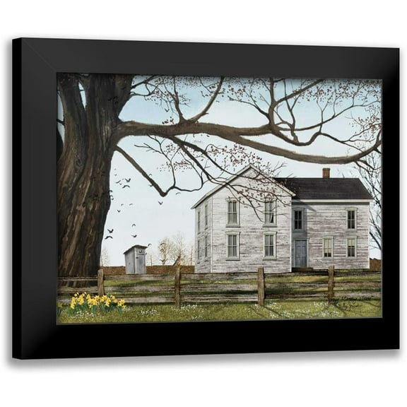 Jacobs, Billy 14x12 Black Modern Framed Museum Art Print Titled - Spring Morning House