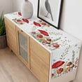 thumbnail image 4 of Mushrooms Eucalyptus Table Runner - 120 Inch Long, Kitchen Dining Table Runner Dresser Scarves, Sage Green Botanical Butterflies Farmhouse Decor for Coffee Tables Wedding Party Banquet, 4 of 8