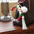 thumbnail image 4 of Lvero de silicona con Lvero de color navideño Zulema llavero pulsera, 4 of 5