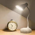 thumbnail image 4 of Lámpara de lectura LED de mesa de estilo vintage Luz de noche de 3 brillos Luz de lectura ajustable recargable Scienceny HA8504-00B, 4 of 7
