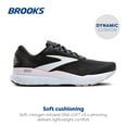 thumbnail image 3 of Brooks Women’s Ghost 16 Neutral Running Shoe - Black/White/Orchid Ice - 8 Medium, 3 of 6