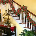thumbnail image 5 of Topboutique Fake Rose Vine Flowers Plants,5 Pcs Artificial Flower Hanging Rose Ivy,Red Fake Hanging Flowers,Rose Vine with Green Leaves for Christmas Wedding Wall Arch Party Decor,40ft(8ft/Pc), 5 of 8