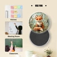 thumbnail image 5 of Glass Refrigerator Magnet 6Pcs Magnetic Fridge Sticker,Decor for Kitchen,Whiteboard,Cabinet,Charming Fox With Expressive Eyes, 5 of 5