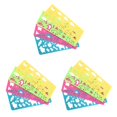 thumbnail image 2 of crativent Lot de 4 Gabarits de Dessin Portables pour Enfants, Règle, Symboles Graphiques Adorables, Papeterie Ajourée, Motif Aléatoire, 4 Pcs, 3 Ensembles, 2 of 6