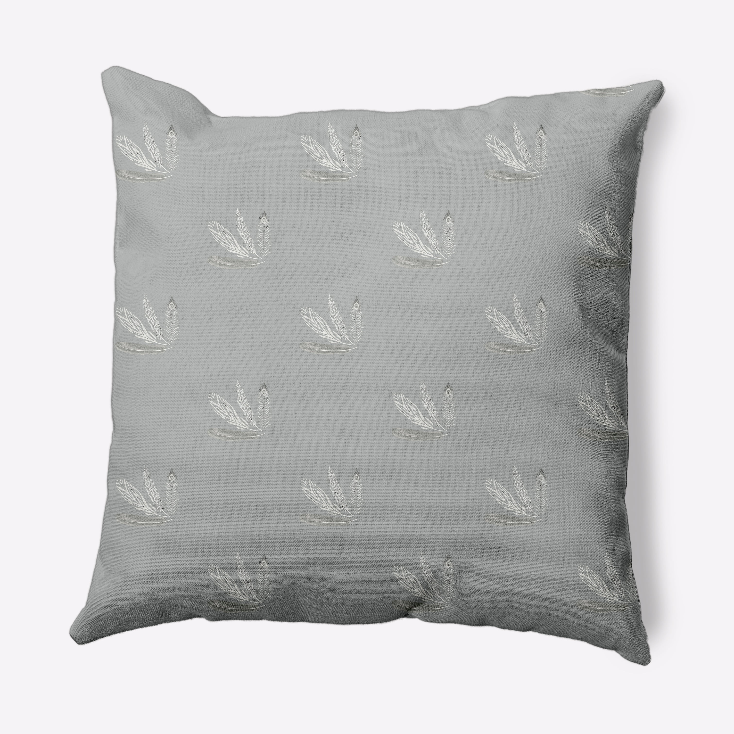 16" x 16" Simply Daisy Feather Pattern Decorative Throw Pillow