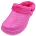 thumbnail image 4 of LAVRA Womens Faux Fur Lined Clogs Warm Cozy Nusring Shoes Indoor/Outdoor Garden Slip On, 4 of 8