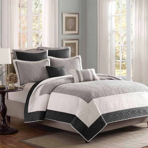 Mi-Zone Josh Reversible Coverlet Set Blue Full/Queen JLA Home MZ80-308 Mi-Zone Josh Reversible Coverlet Set Blue Full/Queen JLA Home MZ80-308