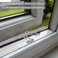 thumbnail image 2 of 4 piezas de cerradura de ventana de UPVC, limitador de ventana de acero inoxidable, pestillos, pestillo de seguridad para ventiladores, pestillo de ventana con tornillos para seguridad de niños y bebé, 2 of 5