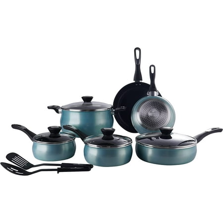 

12 Piece Cookware Set Red