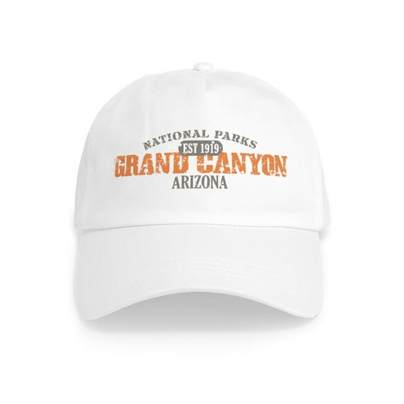 CafePress - Grand Canyon National Park AZ Cap - Adjustable 100% Brushed Unisex Casual Cotton Baseball Cap, Beige, 1