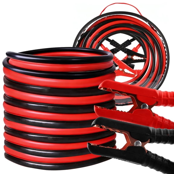 Yalumo 6 Gauge 13 Feet Jumper Cables for Car, Jumper Cables Heavy Duty with Carrying Bag, Car Jumper Cables for Jump Starting Dead or Weak Batteries, Booster Cables for SUV and Trucks Battery