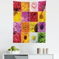 thumbnail image 1 of Floral Tapestry, Chrysanthemum Rose Sunflower Violet Colorful Flowers Romance Bridal Plants, Fabric Wall Hanging Decor for Bedroom Living Room Dorm, 5 Sizes, Orange Yellow Pink, by Ambesonne, 1 of 1