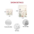 thumbnail image 7 of Summer Floral Botanical Kitchen Dish Towels for Drying Dishes Set of 2, Spring Botanical Vintage Waffle Weave Microfiber Hand Tea Bathroom Towels Quick Dry & Absorbent Towel 12x12, 7 of 7