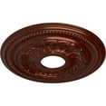 thumbnail image 3 of Ekena Millwork 15 3/4"OD x 3 1/4"ID x 1"P Galway Ceiling Medallion (Fits Canopies up to 3 1/4"), Hand-Painted Antique Copper, 3 of 6
