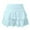 Blue, variant on Women Y2k Floral Lace Mini Skirt Ruffle Layered Mesh Low Waist Sheer Short Skirt Pleated A Line Princess Mini Skirts Streetwear