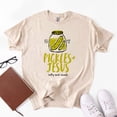 thumbnail image 3 of Pickles and Jesus Shirt - Salty and Saved Christian Tee, Faith and Pickle Lover Gift, Religious Humor Shirt, 3 of 3