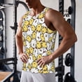 thumbnail image 5 of Picia Cartoon Chicken Printed Men’s Performance Tank, Men's Workout Tank Top Moisture-Wicking Tank Top Muscle tee, Breathable Workout Shirt-Large, 5 of 7