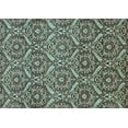 thumbnail image 1 of Ahgly Company Indoor Rectangle Abstract Light Blue Modern Area Rugs, 6' x 9', 1 of 4
