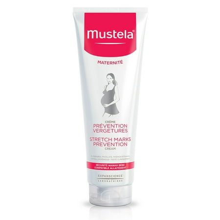 Mustela Stretch Marks Prevention Cream, Pregnancy Skin Care, with Natural Avocado Peptides, 8.45
