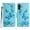 Blue, variant on Allytech Galaxy A17 5G Wallet Case, PU Leather Butterfly Embossed Flip Folio Stand Protective Shockproof Cards Holder Hand Wrist Bumper Phone Case Cover for Samsung Galaxy A17 5G - Purple