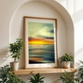 thumbnail image 5 of Serene Dream Horizons - Photography Abstract Sunset Ocean Coastal Nature Landscape Minimalist Unframed Wall Art Print 40 x 60 inches, 5 of 60