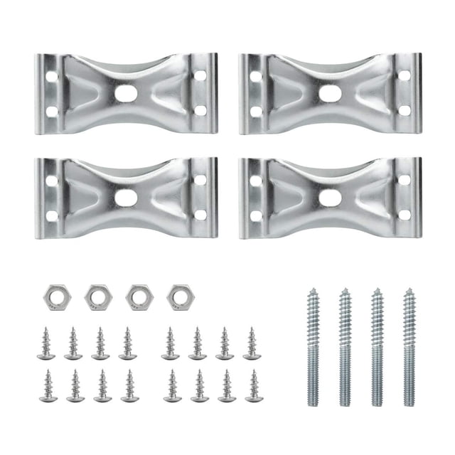 Soporte de esquina POWERTEC Kerf Mount, paquete de 4 unidades para patas de mesa de café