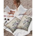 thumbnail image 5 of Waterproof Outdoor Throw Pillows with Inserts 12"x20" Set of 2,Spring Flowers Decorative Pillowcases for Couch,Vintage Floral Leaves Birds Pastoral Botanical Pillow Covers for Sofa Living Room, 5 of 8