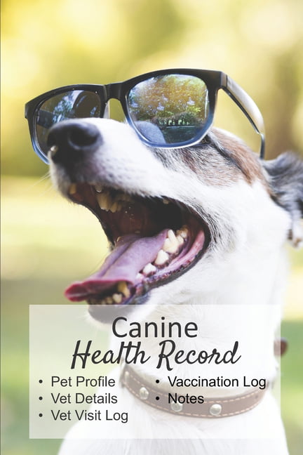 Canine health record : Dog vaccine record book - Pet ...