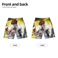 thumbnail image 2 of Yu-Gi-Oh Characters Boy's Board Shorts Teen Swim Trunks Drawstring Quick Dry Beach Shorts Summer Swimsuits with Mesh Lining and Pockets, 2 of 8