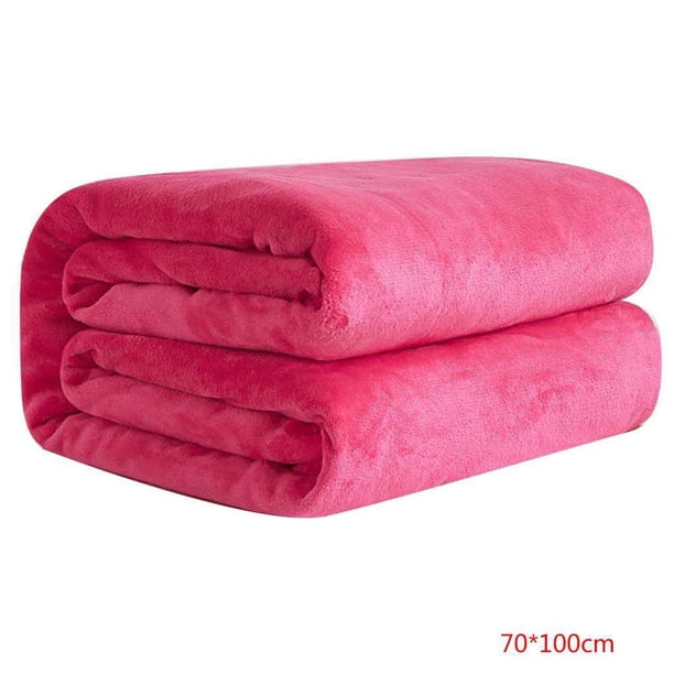 Manta de franela de color sólido Cama Coche Oficina Sofá Otoño Invierno Alfombra cálida Alfombras de habitación con aire acondicionado Speravity JJ16157-19