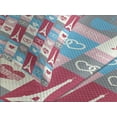 thumbnail image 4 of Ambesonne Paris Quilted Bedspread Set 3 Pcs, Coffee Love Eiffel Hearts, Queen Size, Multicolor, 4 of 5