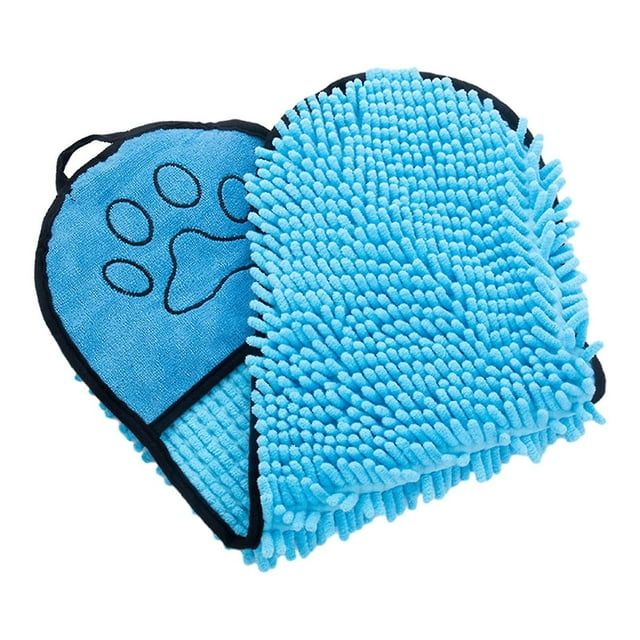 Serviette de Bain pour Chien Chat Séchage Rapide Super Absorbante Serviette Résistante à l'Usure Réutilisable Super Douce Serviette de Douche pour Animal