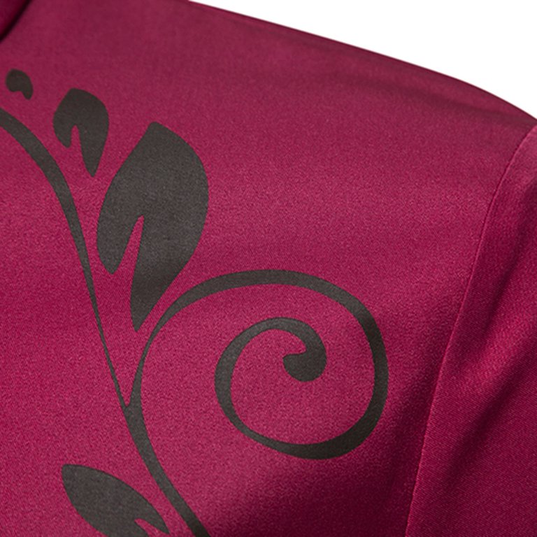 green emerald velvet dress Amazon.com: Maroon with Orange and Metallic Gold Designer Dress Shirts main image 1