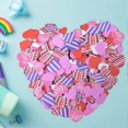 thumbnail image 5 of CHAO El alegre juego de manualidades de San Valentín incluye 16 corazones de espuma grandes y 700 pegatinas de corazones de espuma para regalos de fiesta, 700 unidades, 5 of 5