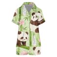thumbnail image 4 of MEICHEN Pajamas for Women Set Spring/Summer Cute Funny Print Casual Comfortable Short Pants Short Sleeved Nightwear Set Women's Essentials Fashion Sleepwear, 4 of 4
