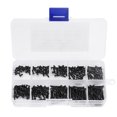 thumbnail image 3 of Round Head Self Tapping Assortment Kit with Storage Box Size Nickel Iron Plating Screws Wood Screws 250pcs, 3 of 5