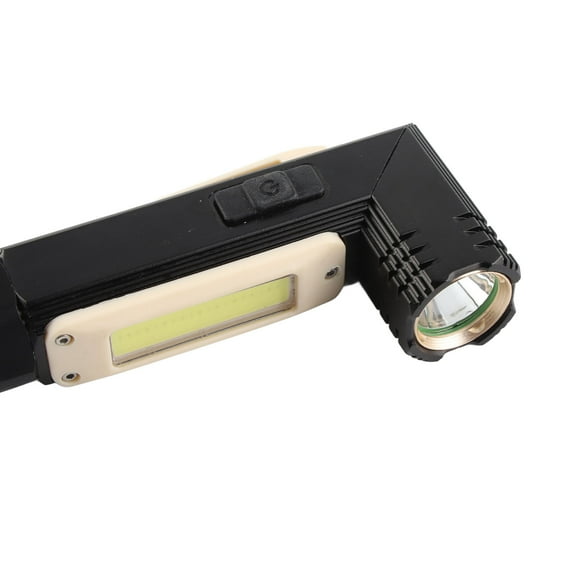 90° Rotatable Head LED Work Light with 5 Modes (XPG High/Low, COB White Strong, Red Steady/Blinking), 1800mAh 18650 Battery, USB Rechargeable, Magnetic Base & Pen Holder for Car Repair, Home Use –