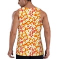 thumbnail image 3 of Easygdp Orchids Flowers Men's Tank Top, Sleeveless Muscle T Shirts, Breathable, Quick-Dry, Loose for Gym, Running, Fitness - Large, 3 of 9