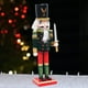 thumbnail image 4 of Adorno navideño de Cascanueces, estatua coleccionable, figuras de Cascanueces para las fiestas Verde, 4 of 7