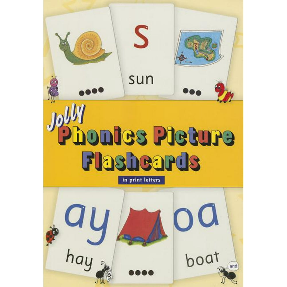 Jolly Phonics Picture Flash Cards In Print Letters (Other) Walmart