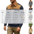 thumbnail image 3 of TOUMENY Men Zip Sweater Casual Long Sleeve Solid Slim Fit Pullover Fall Winter Fashion Trendy Turtleneck Tops Khaki L, 3 of 7