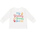 thumbnail image 3 of Inktastic My Grammy and Grampy Love Me Boys or Girls Long Sleeve Toddler T-Shirt, 3 of 5