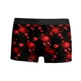 thumbnail image 5 of SJLDQY Valentines Men's Underwear Boxer Briefs Valentine's Day Sexy Rose Graphic Boxer Briefs for Men Soft Breathable Boxer Shorts for Men, 5 of 5