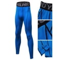 thumbnail image 2 of Men’s Sports Leggings,for Athletic Running Tights & Sports Leggings,White, 2 of 10