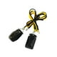 thumbnail image 5 of 1 par de luces de señal de giro LED de 12 V para motocicleta, universales. Negro, 5 of 6