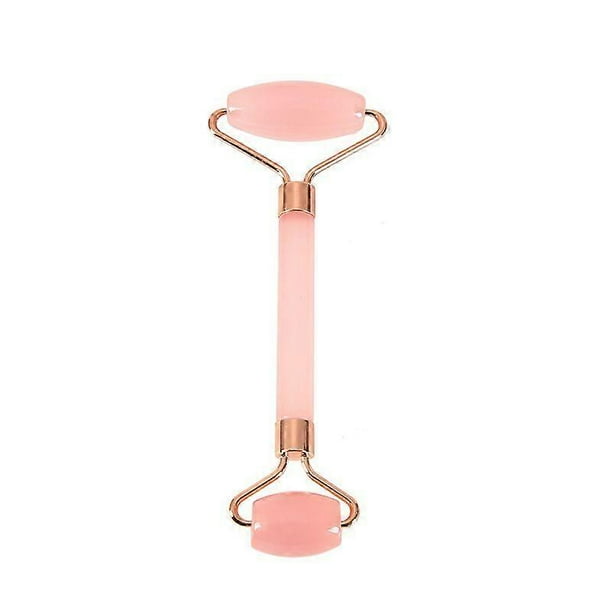 Facial Beauty Massage Roller Faux Jade Roller Massager Gua Sha Tool, Double Head Massage Eye Roller Facial Beauty Roller Skin Care Tools For Face Eye