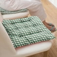 thumbnail image 3 of Chair Cushion Pads - Striped Dining Kitchen Office Chair Seat Cushion with Ties - Durable Cotton Fabric Cover - Indoor Use, 16x16 in, 3 of 8