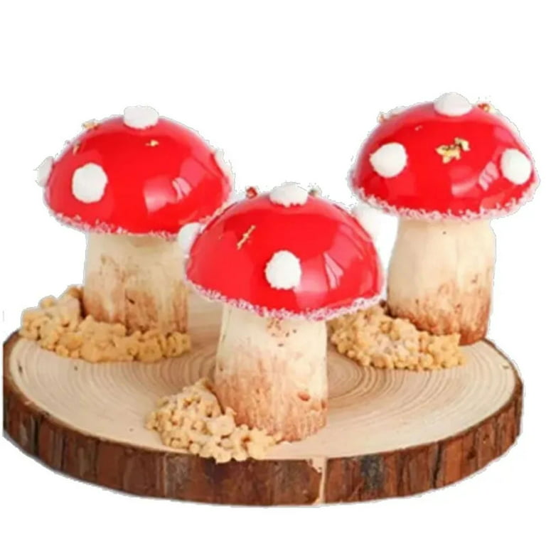 Silicone Mold  Round Mushroom 19 Cavity
