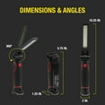 thumbnail image 4 of Hyper Tough Rechargeable Flip LED Work Light, Magnetic Base, Hanging Hook, 600 Lumens, 4 of 24
