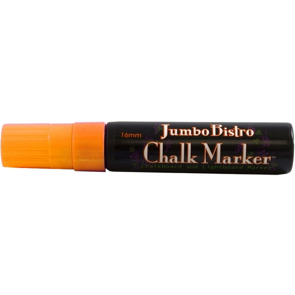 Marvy Uchida Jumbo Point Chalk Marker, Orange, 1/Pack